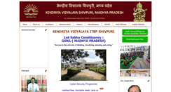 Desktop Screenshot of kvshivpuri.org.in